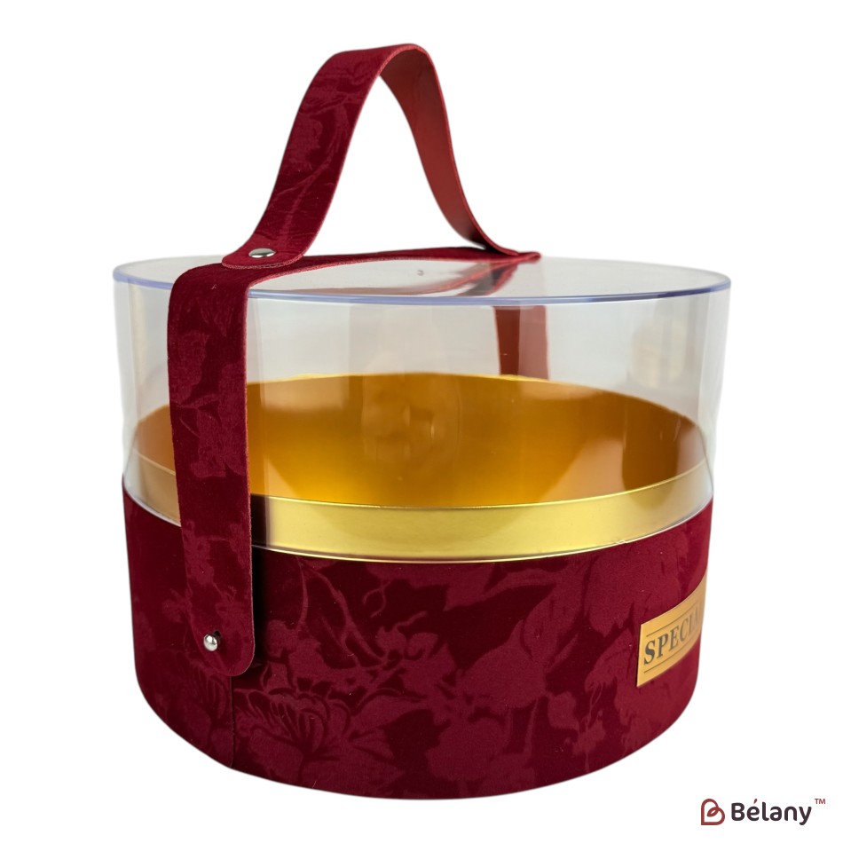 red round box red "Bagy" | 2