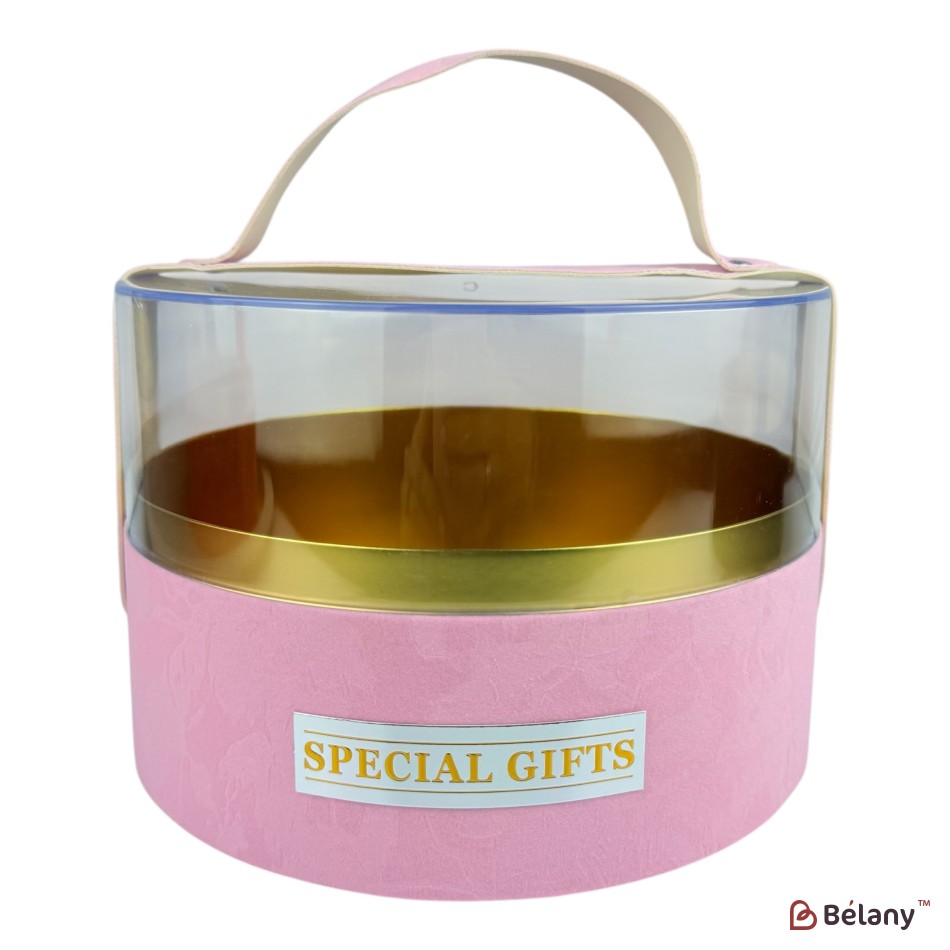 Cutie rotunda, roz "Bagy"