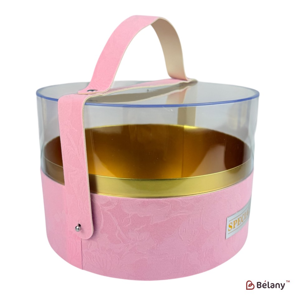 Cutie rotunda, roz "Bagy" | 2