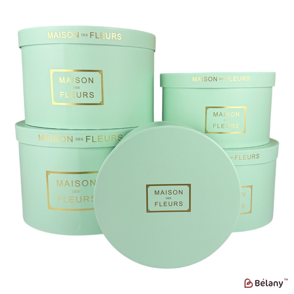 Set 5 cutii pentru flori albastru "Maison de Fleur" | 3