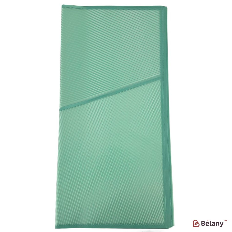 Striped cellophane "Diagonal" green | 2