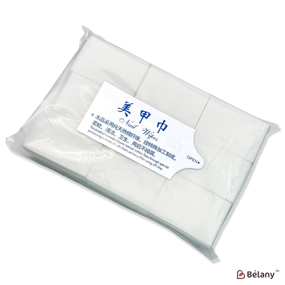 Servetele Unghii Cotton, Alb, 900 buc.