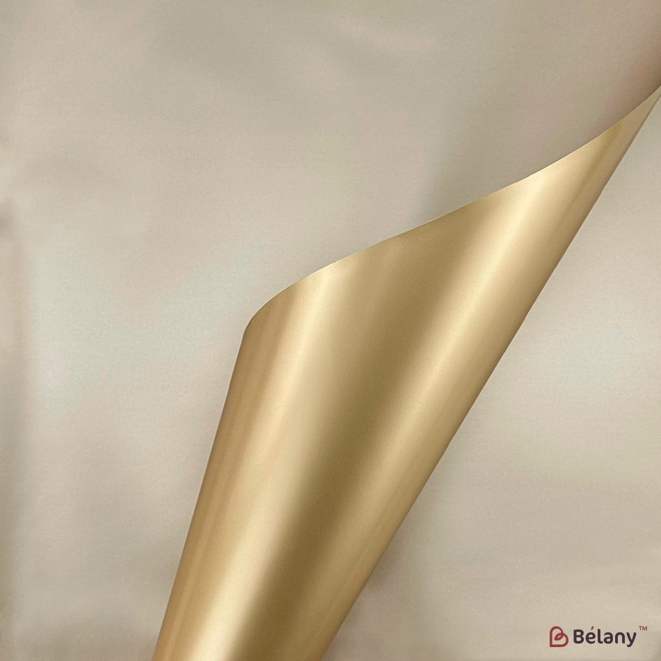 Celofan dublu din aur cu sidef "Dublu"