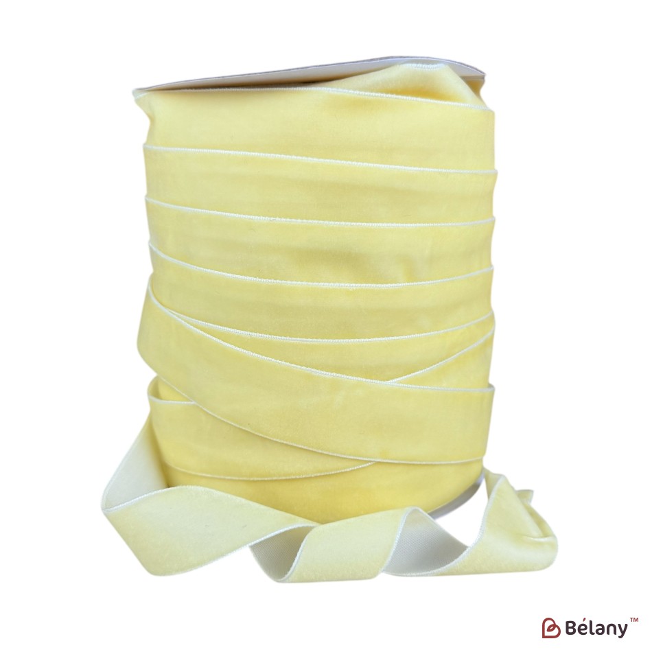 Velvet ribbon, color #03, 2.5 cm/45.72 m
