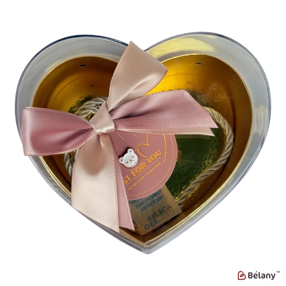 Set of 6 heart-shaped boxes "Nicely" 14.5x12.5x11.5 | 2