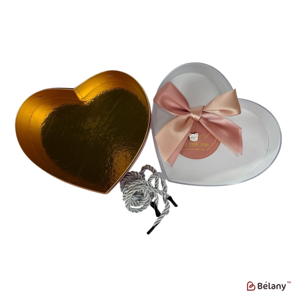 Set of 6 heart-shaped boxes "Nicely" 14.5x12.5x11.5 | 3