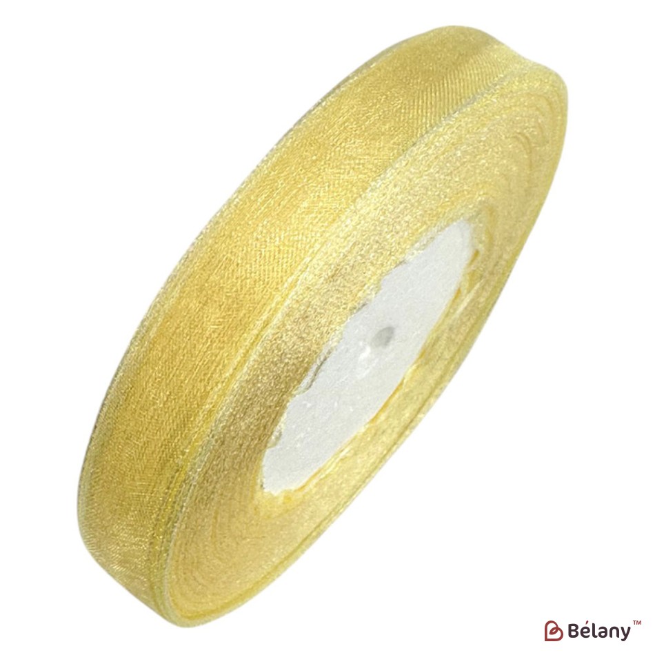 Organza ribbon, color #1008, 1cm / 45.72m