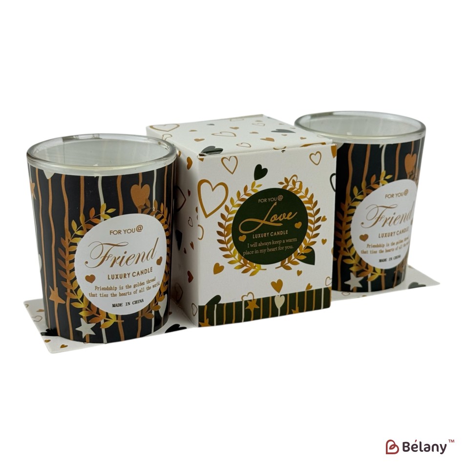 Lumânări parfumate „Friend” (set de 2 bucăți) | 3