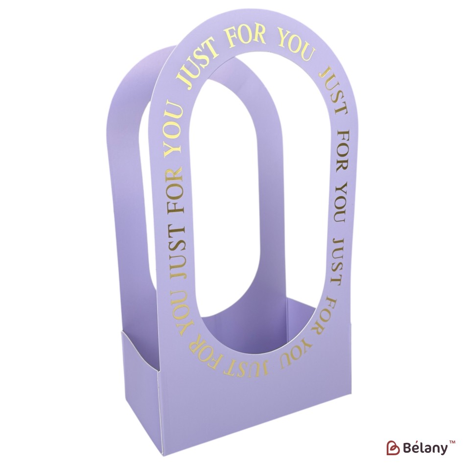 Set 10 pachete pentru flori rosu "Handy" 22x12x38