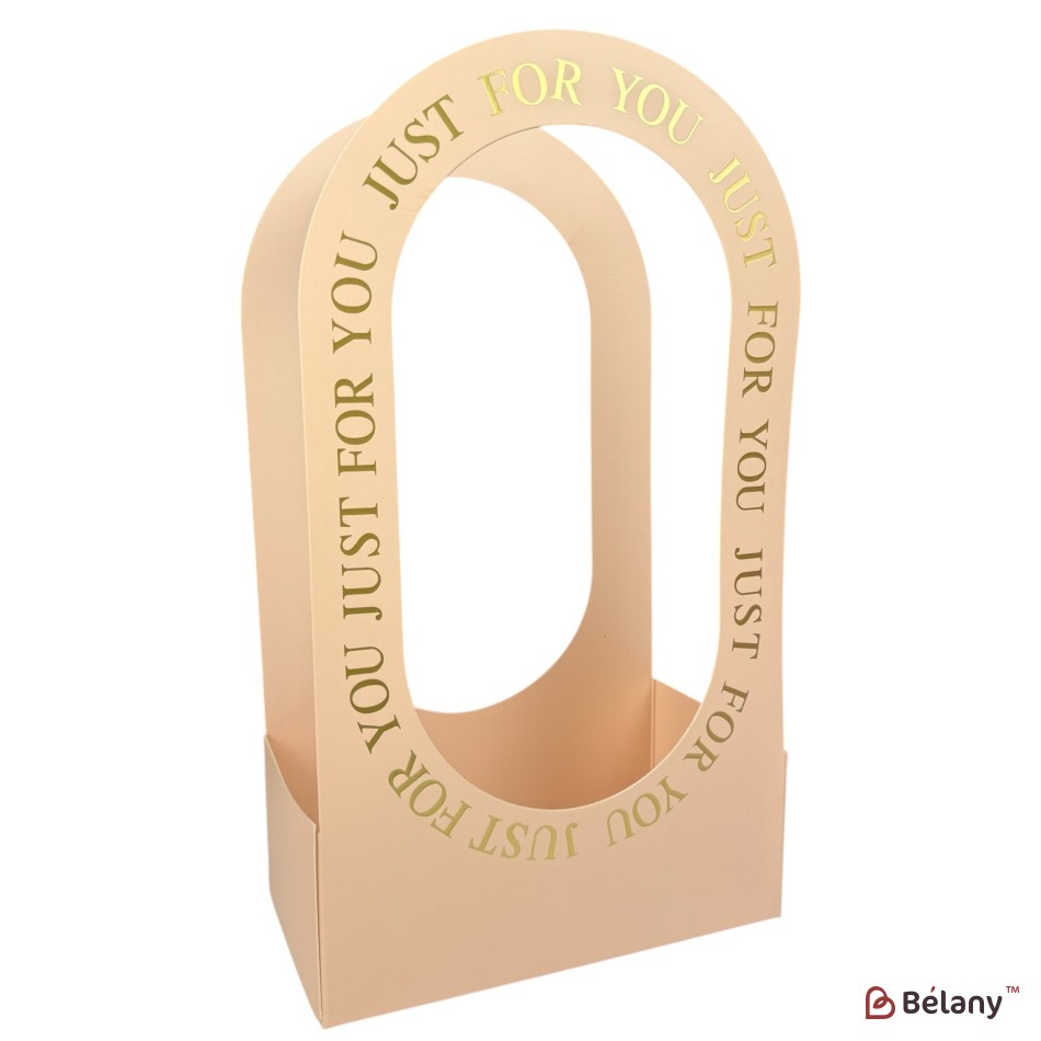 Set 10 pachete pentru flori roz "Handy" 22x12x38