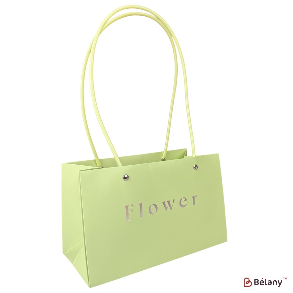 Set 10 pachete pentru flori verde "Flower #3" 22x10.5x13.5 | 2
