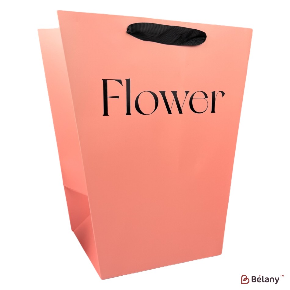 Set 2 pachete pentru flori roz "Flower #5" 30x20x34 | 2