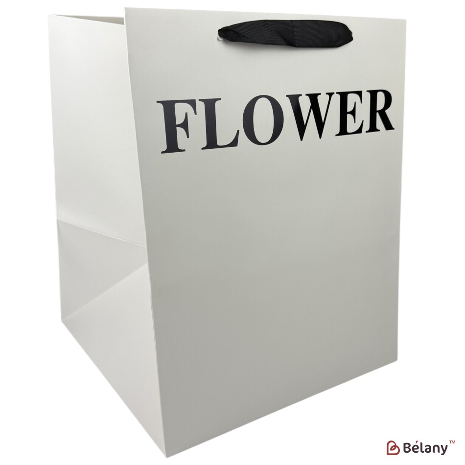 Set 10 pachete pentru flori roşu "Flower #7" 32x32x40 | 2