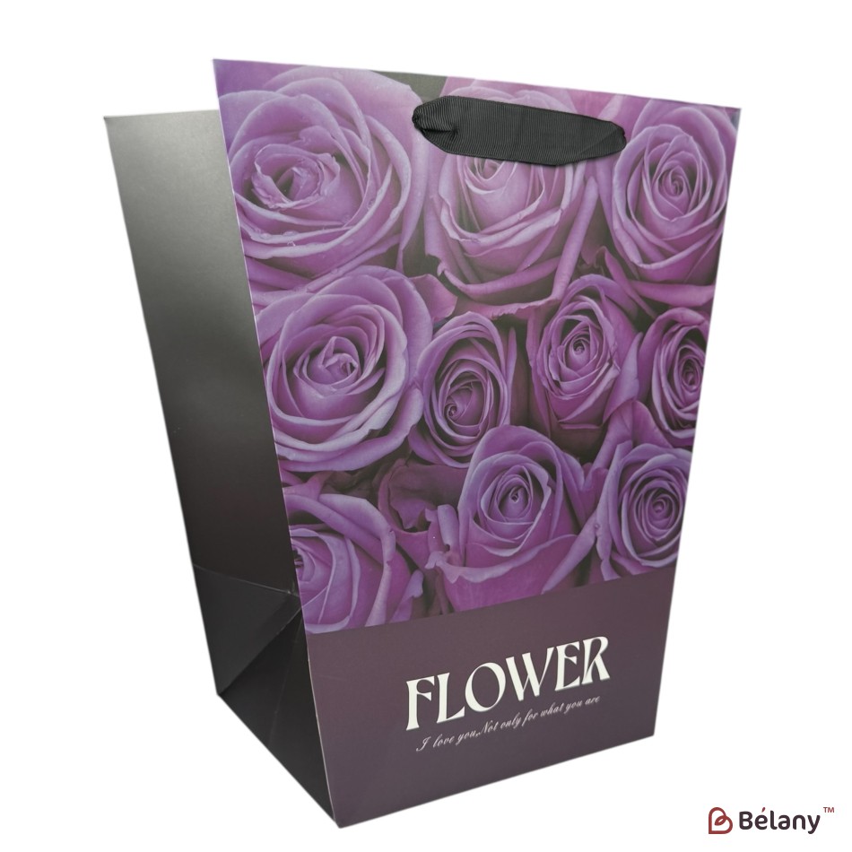 Set 10 pachete pentru flori liliac "Flower #7" 34x28x17 | 3