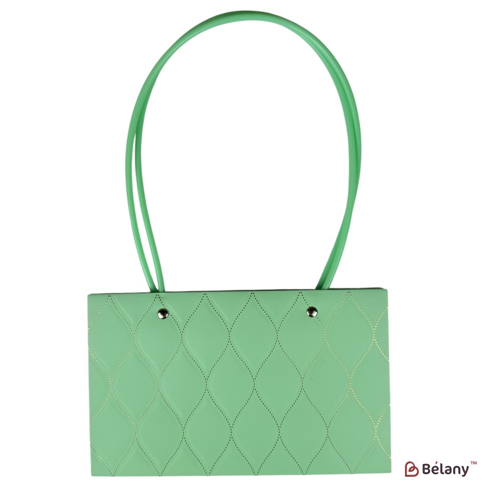 Set 10 pachete pentru flori verde Flower #9" 22x13x10 | 2