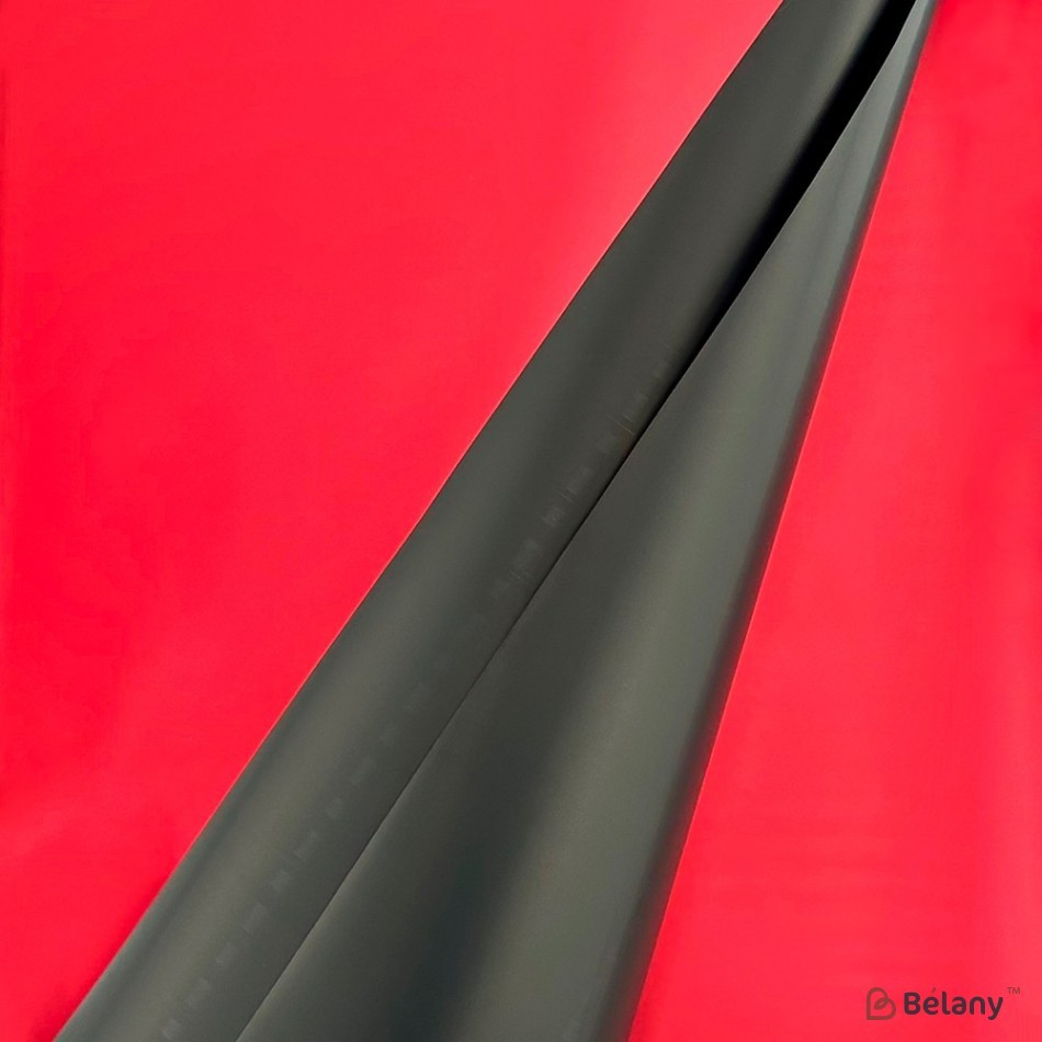 Celofan pe două fețe roșu și negru cu efect metalic | 2