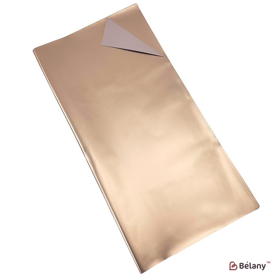 Celofan dublu bej-bronz cu efect metalic | 3