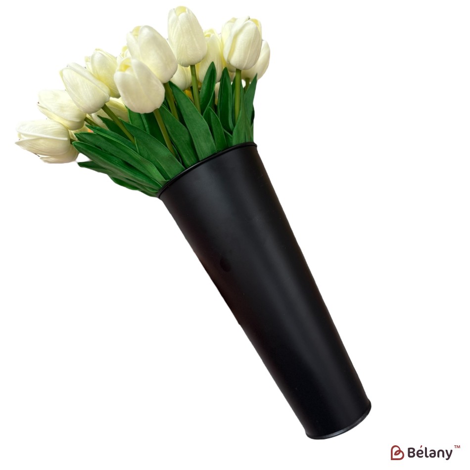 Vitrină florală metalică cu găleți 110×100×50 cm, diametru găleată 22 cm | 4
