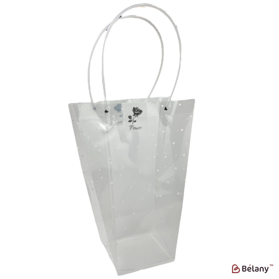 Set 10 pachete pentru flori aur "Goldy #5" 22x13x10