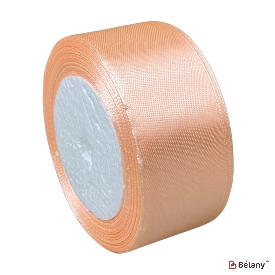 Set 5 role panglică florală satinată 4 cm x 22,8 m, #07