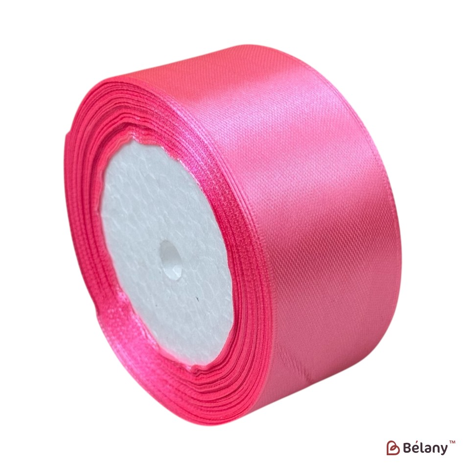 Set 5 role panglică florală satinată 4 cm x 22,8 m, #05