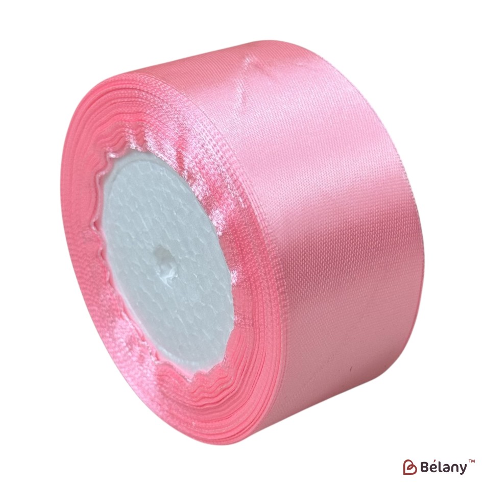 Set 5 role panglică florală satinată 4 cm x 22,8 m, #04