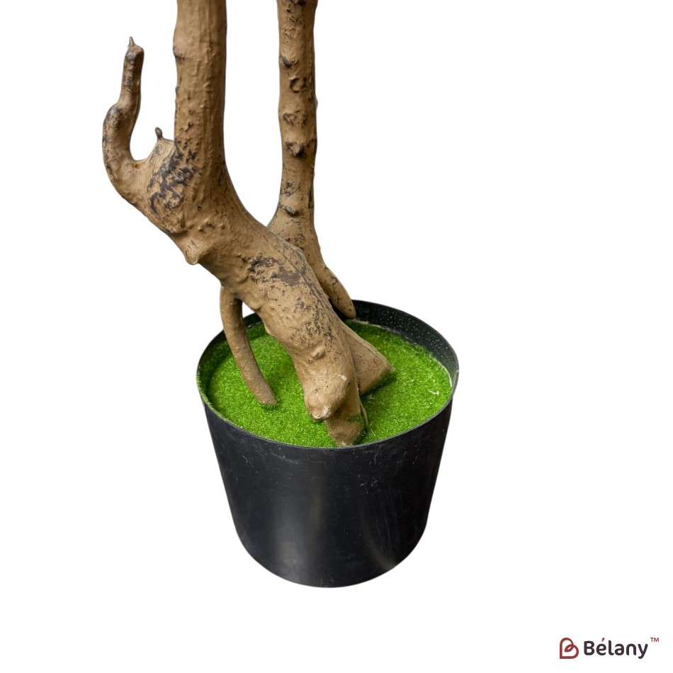 Copac artificial lămâi, 160 cm, cu fructe galbene, în ghiveci | 5