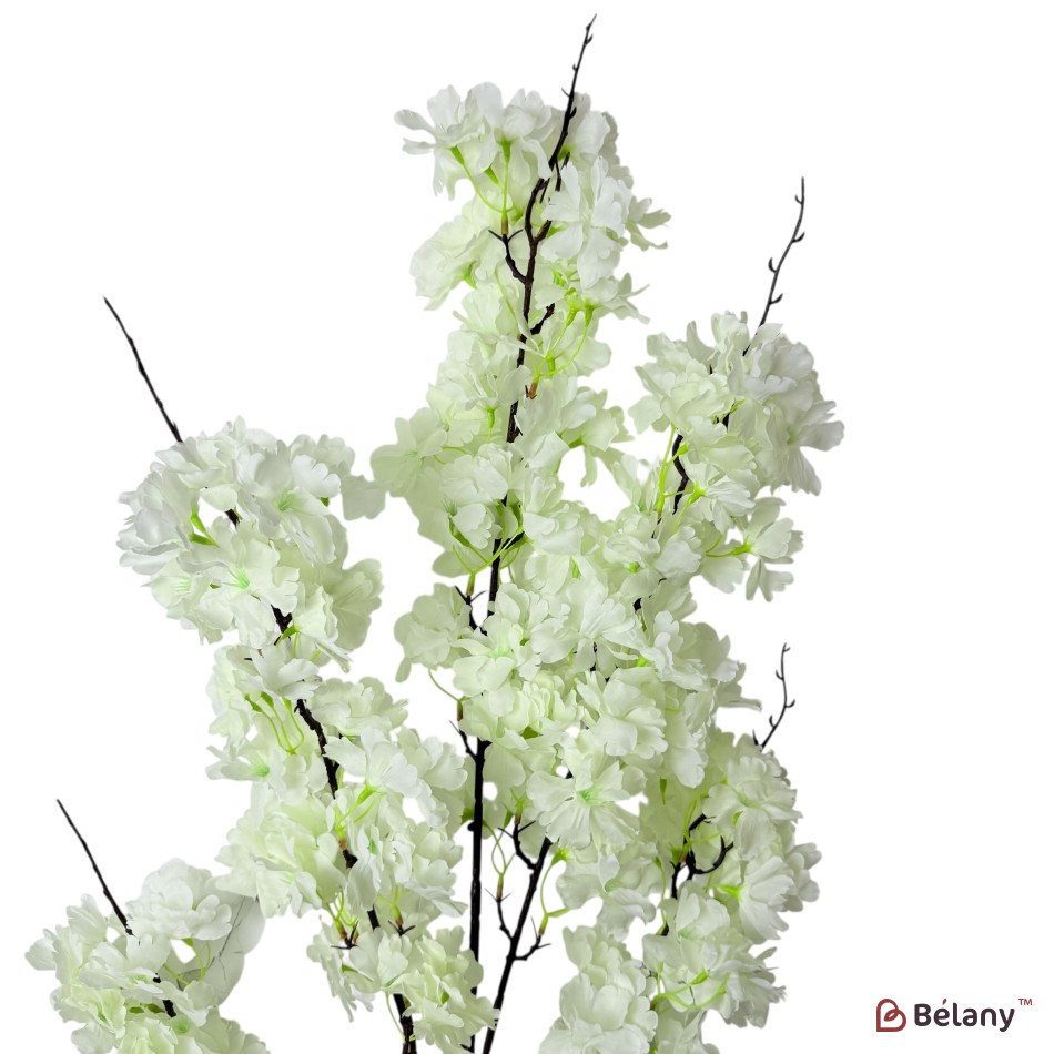 Ramură artificială de sakura, 160 cm, Șampanie | 2