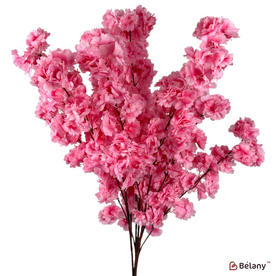 Ramură artificială de sakura, 90 cm, roz | 2