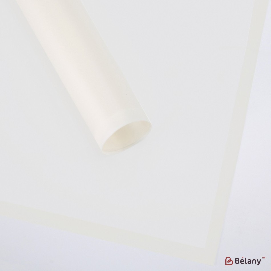 Cellophane with edging "Lines" beige #124