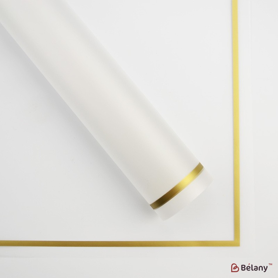 Translucent cellophane, with gold edging #06