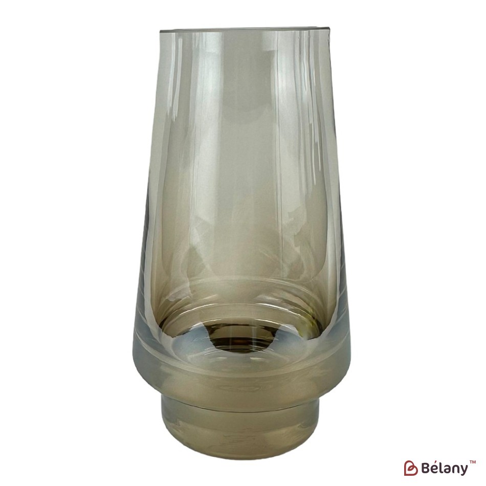Vaza de sticla "Like a lamp S" gri | 2