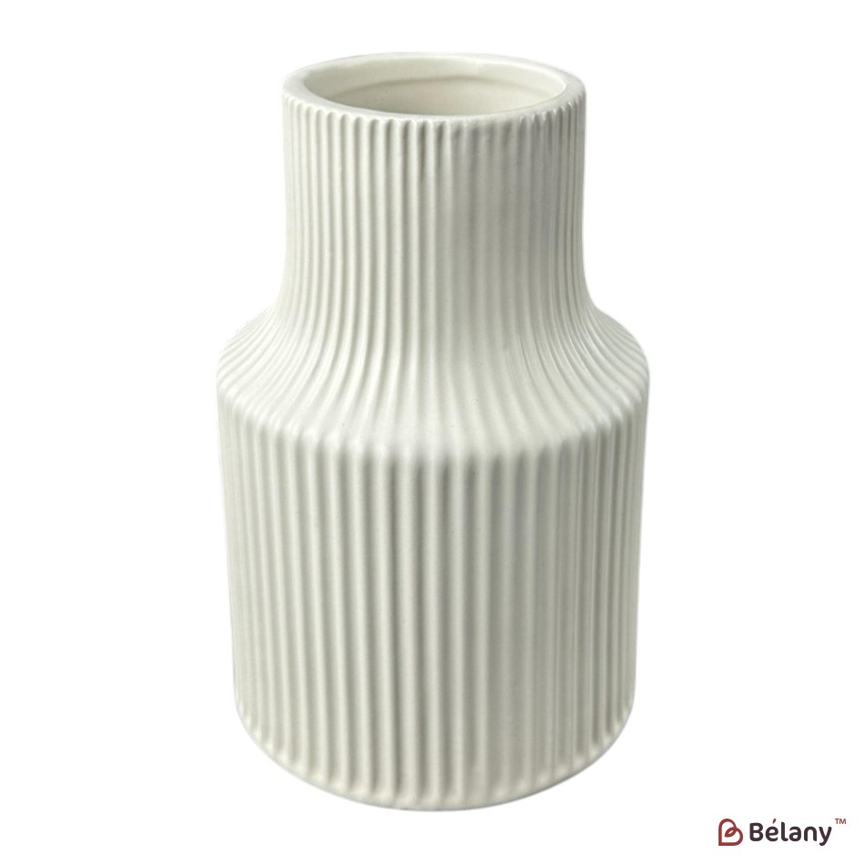 Vaza din ceramica "Harmony" alba