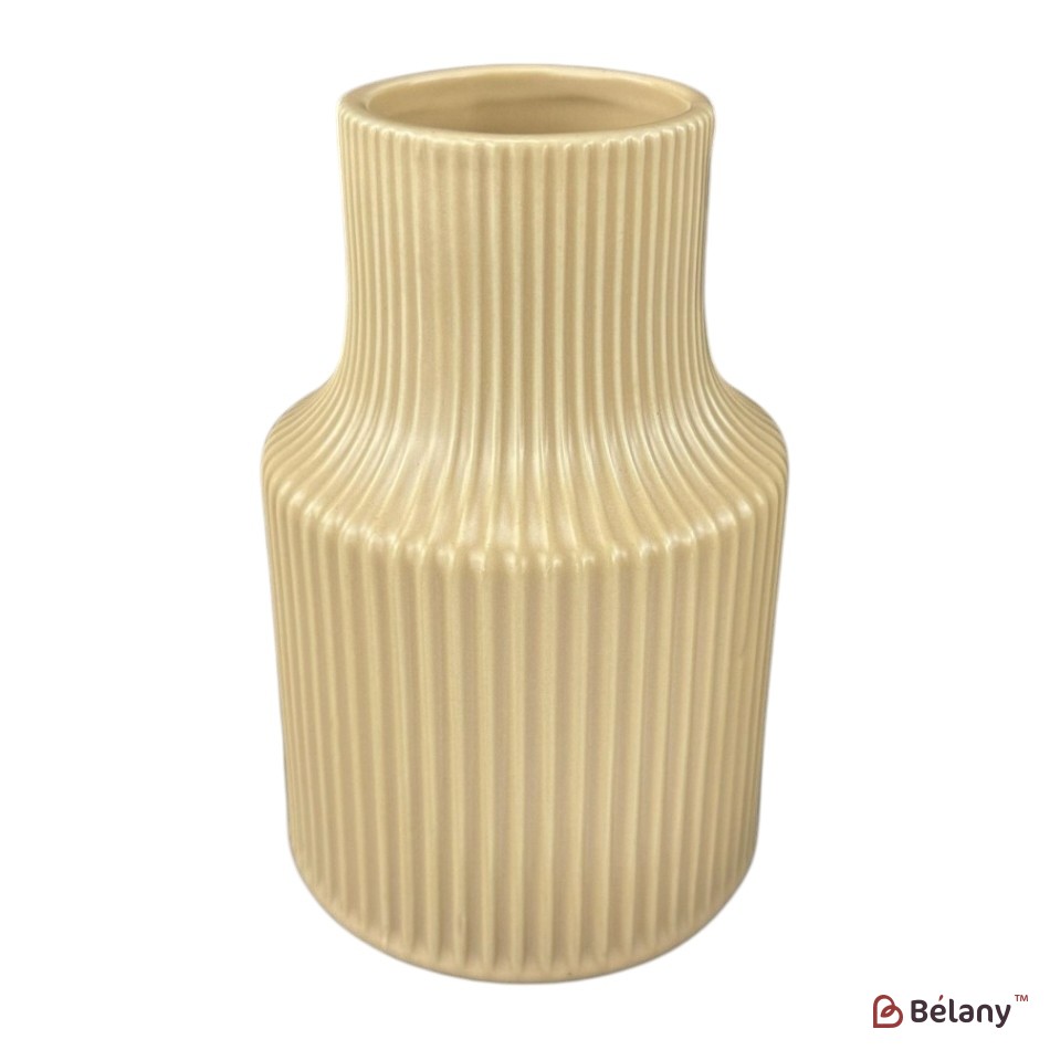 Vaza din ceramica "Harmony" crema