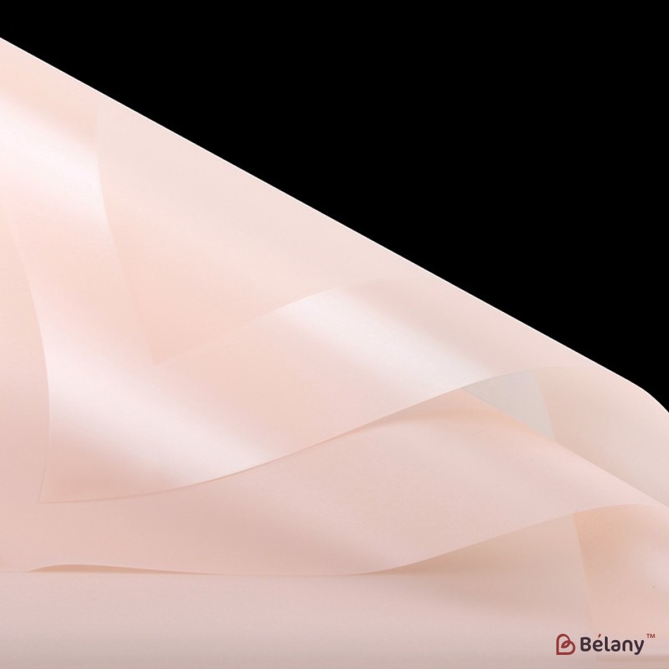 Hot pink translucent cellophane, with edging, 58x58 #06