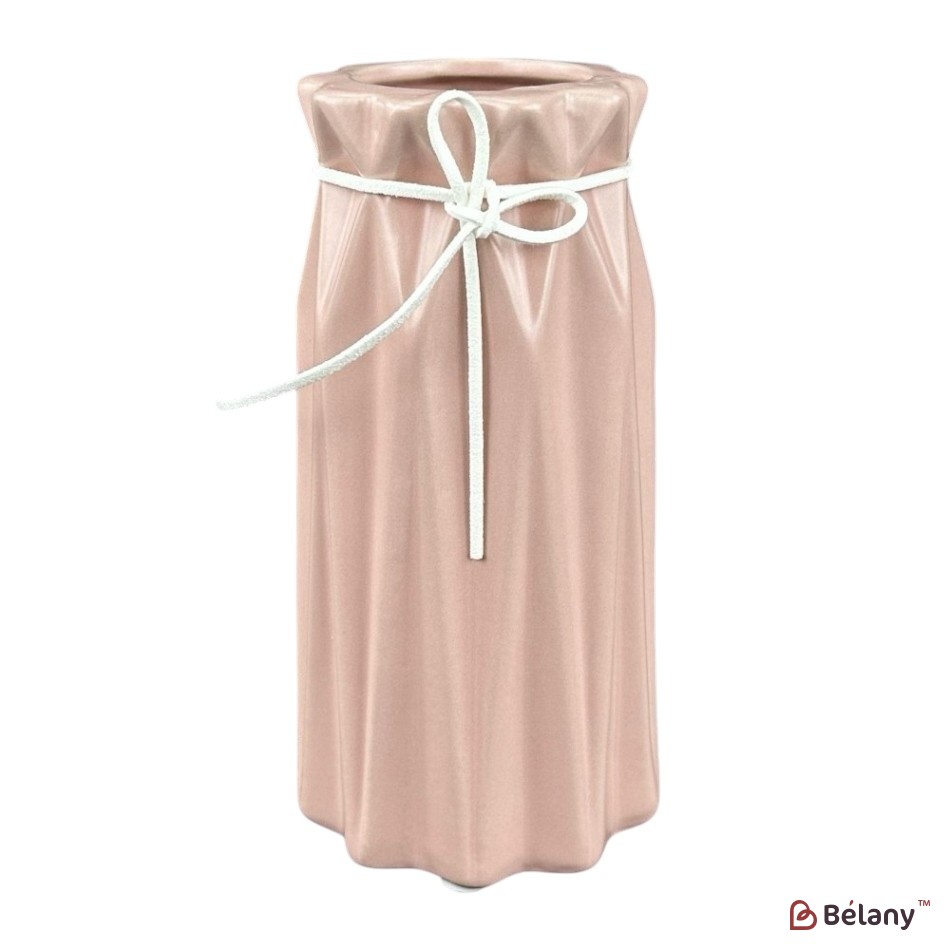 Vaza din ceramica roz "Camet S"