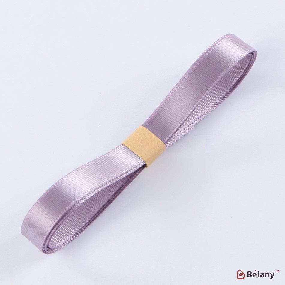 Panglică poliester, liliac, 1cm / 82,29 m