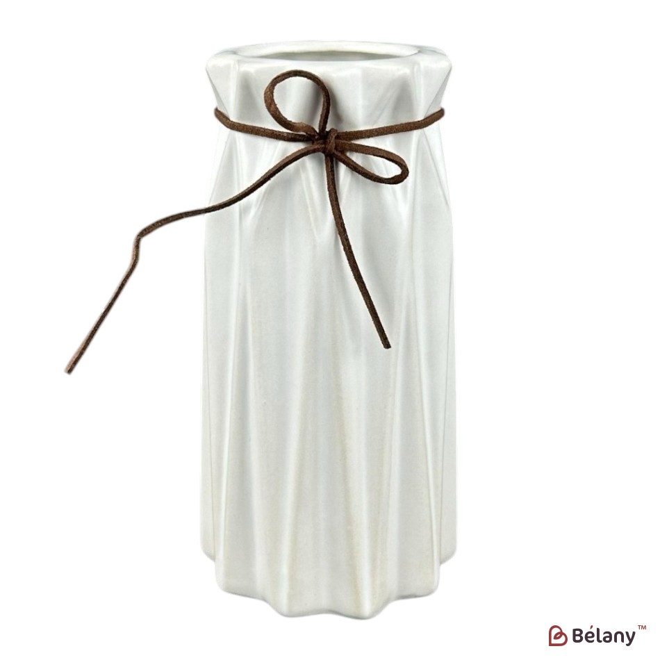 Vaza ceramica alba "Comet S"