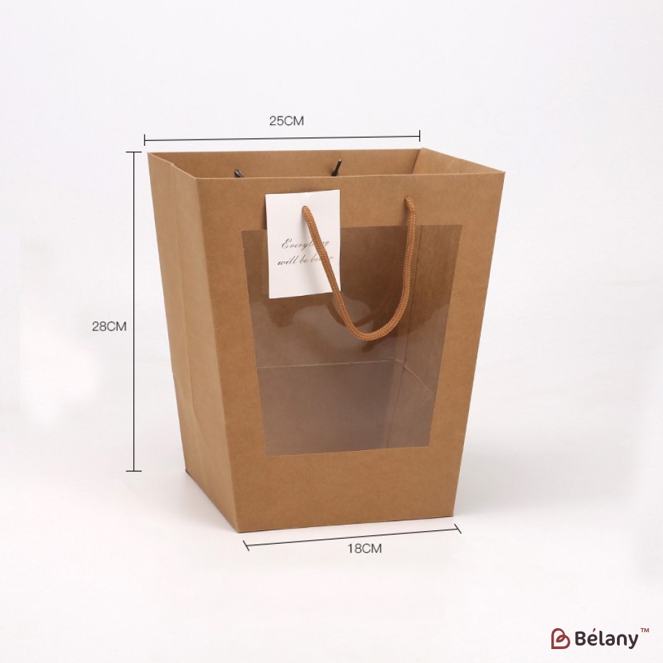 Set 5 pungi craft, pentru flori 28x17x37 cm