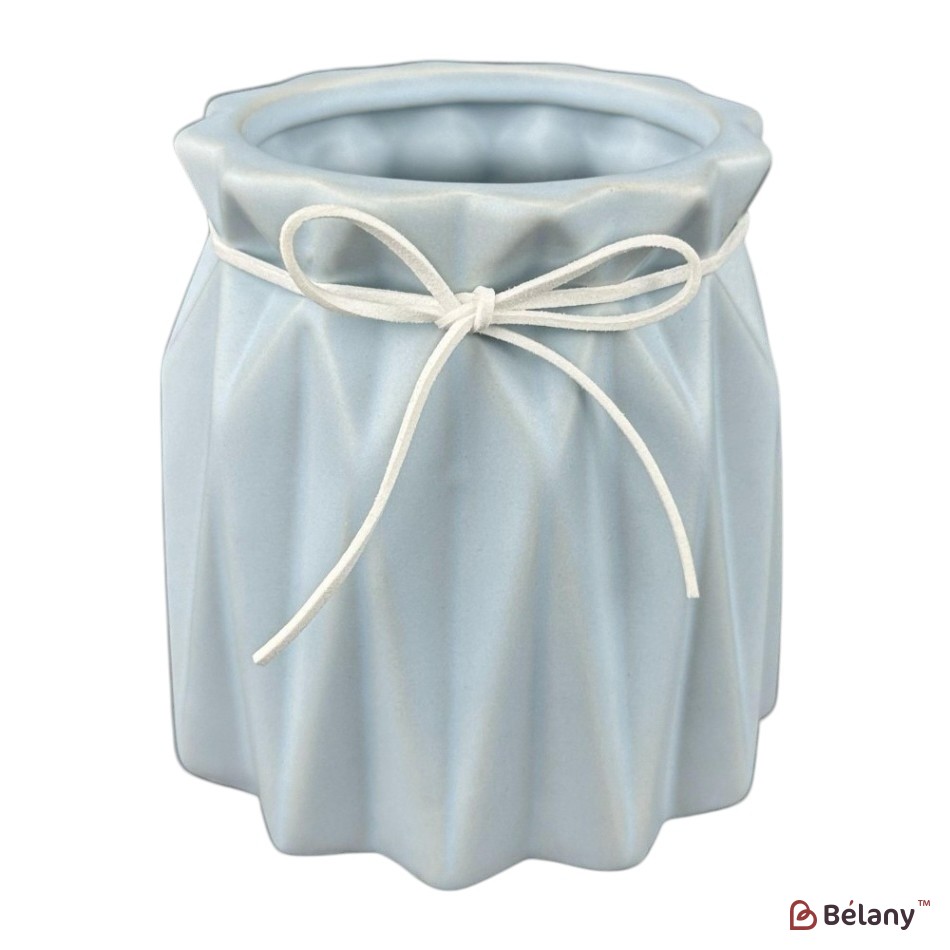 Blue ceramic vase "Tiny"