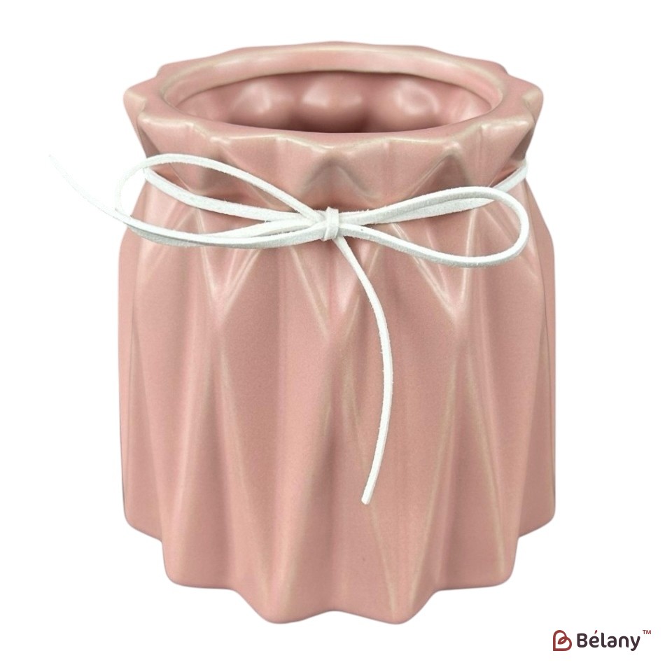 Vaza din ceramica roz "Tiny"