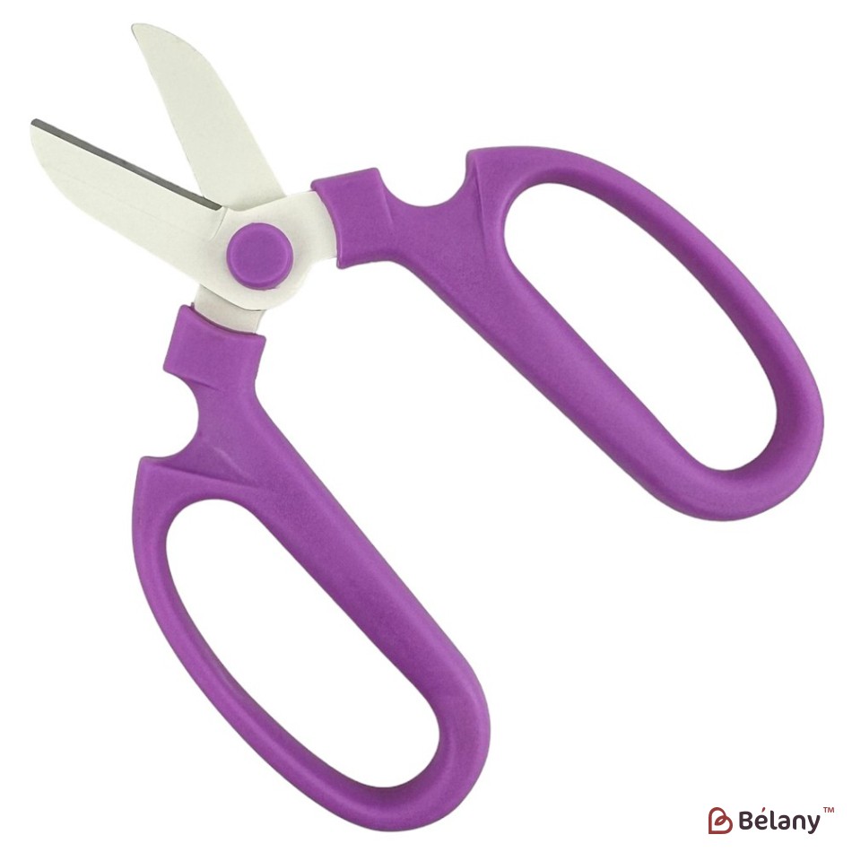Foarfece florale violet, fier + plastic, cutie craft, 17/10 | 2