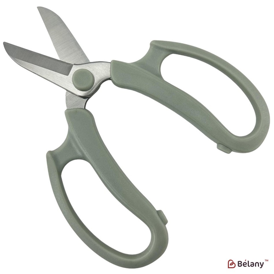 Foarfece florale gri, fier + plastic, 17/10,5 | 2