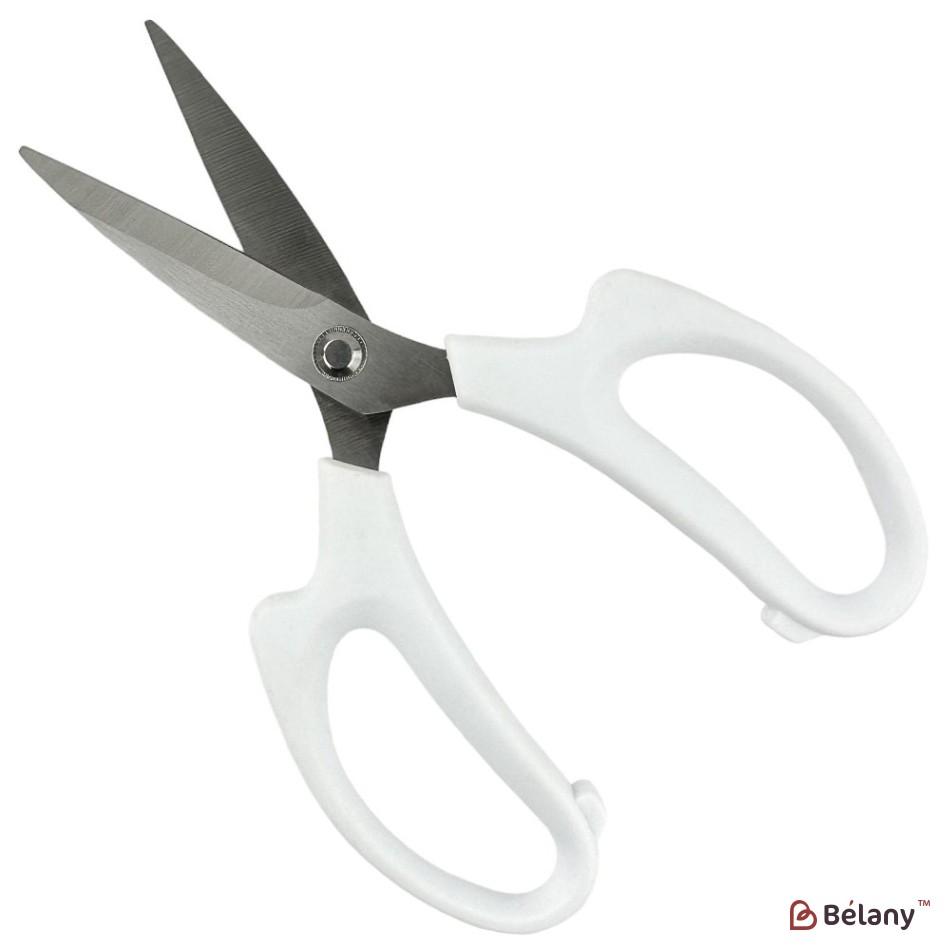 Foarfece florale albe, fier + plastic, 21,5/10,5 | 2