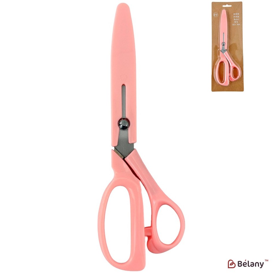 Foarfece florale roz, fier + plastic, 23/7