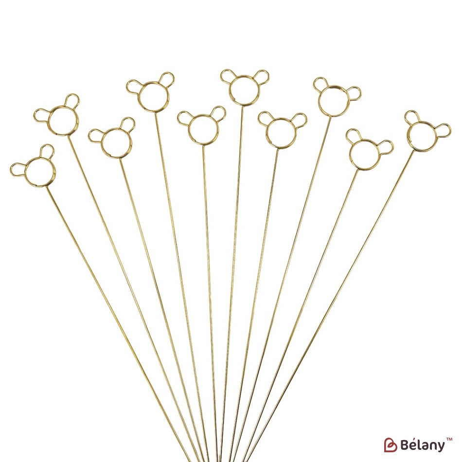 Topper pentru flori, in forma de urs 3x34 | 2