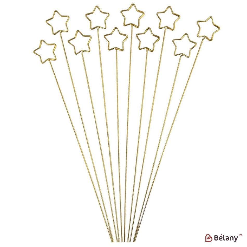 Flower topper, star shape 3x34 | 2