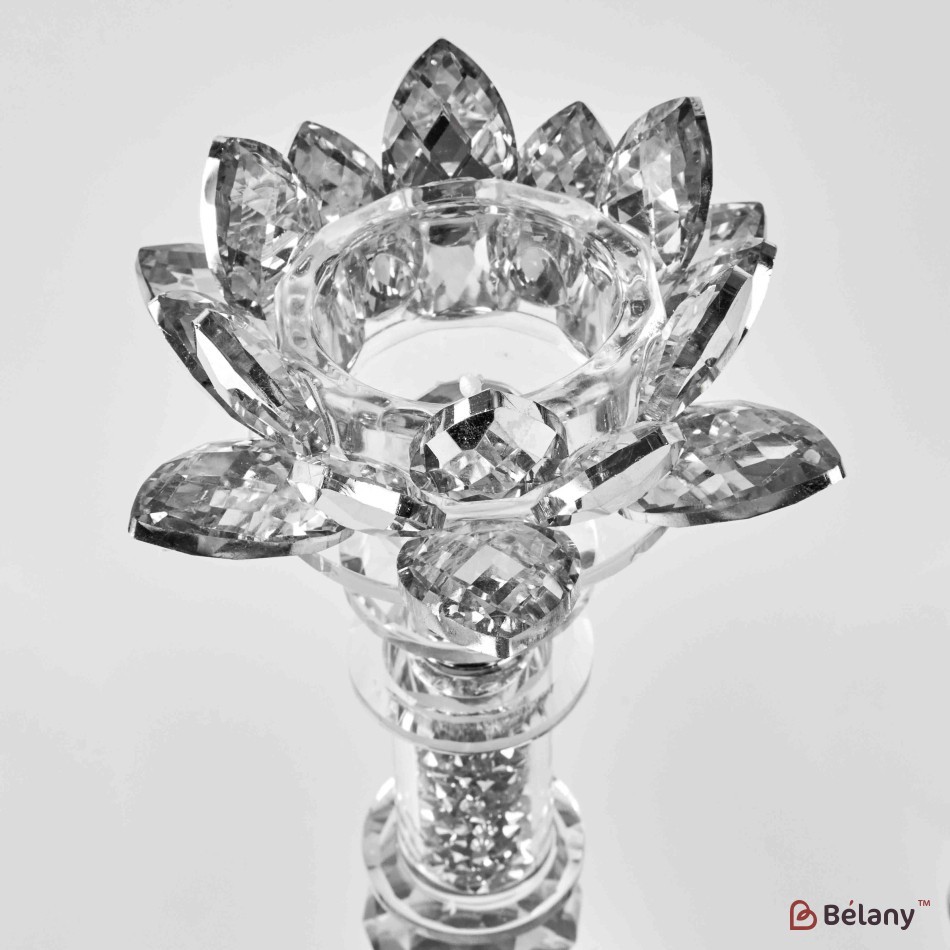 Glass candlestick, for 3 candles "Gratia" | 3