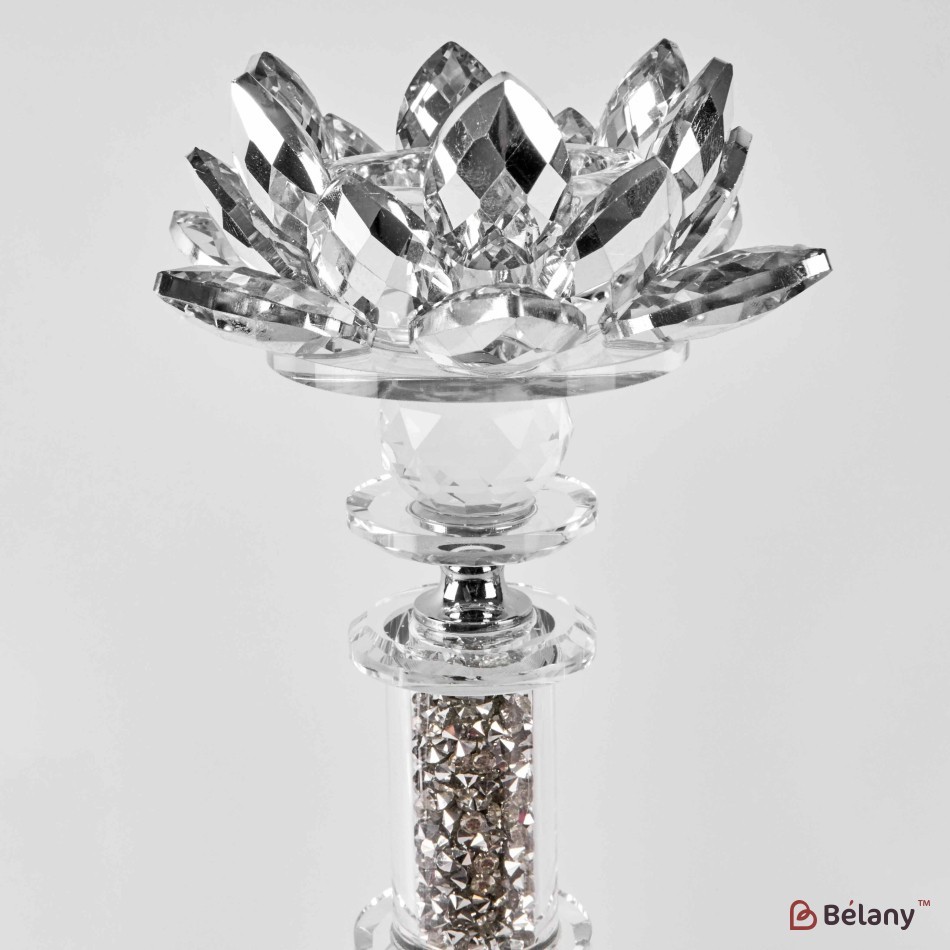 Glass candlestick, for 3 candles "Gratia" | 4
