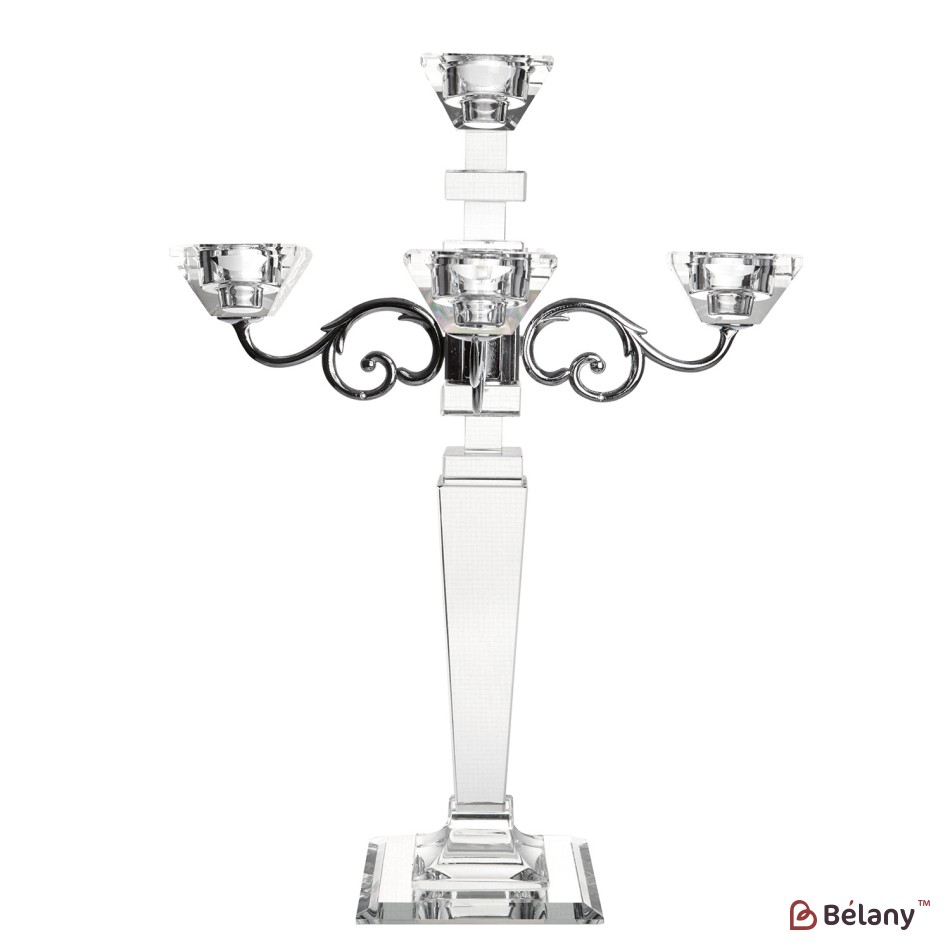Glass candlestick, for 5 candles "Brilliant"